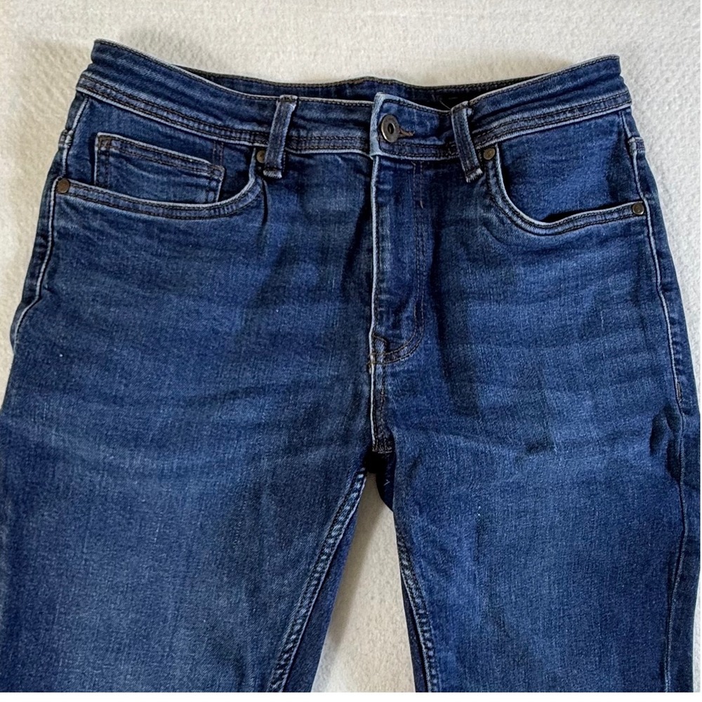 The Perfect Jean NYC Slim Fit Jeans‎ Mens 32x30 Stretch Denim Dark Wash Blue